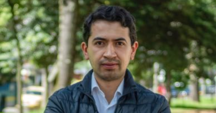 Daniel Briceño, concejal de Bogotá por el Centro Democrático. Crédito: @Danielbricen/Twitter