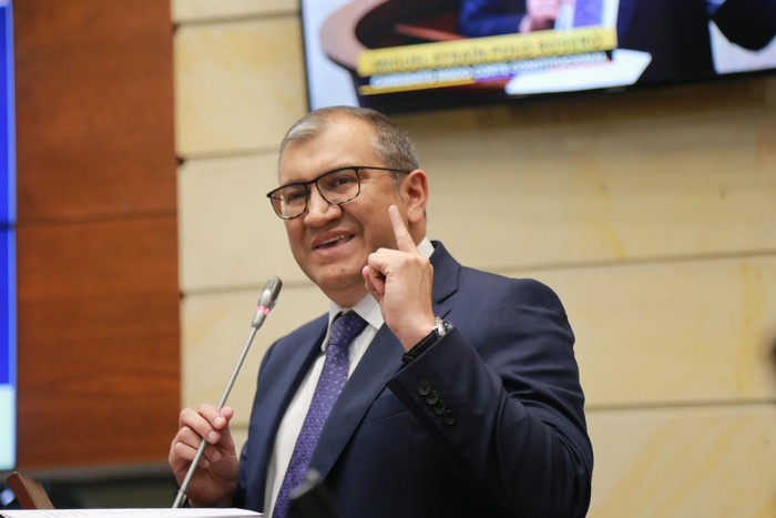 Miguel Polo Rosero, nuevo magistrado de la Corte Constitucional. Foto: Senado. 