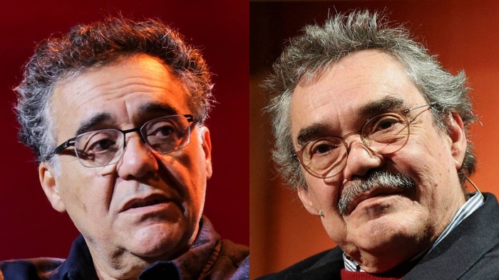 Rodrigo y Gonzalo García Barcha, hijos de García Márquez, destacaron la independencia que hay entre la novela Cien años de soledad y la producción audiovisual basada en la novela. · Foto: Colprensa - Reuters