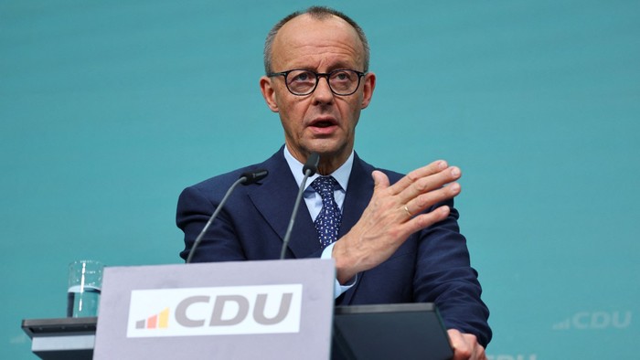 El próximo canciller (jefe de Gobierno) será seguramente el líder de la CDU, Friedrich Merz, hombre de negocios multimillonario de 69 años. · Foto: REUTERS
