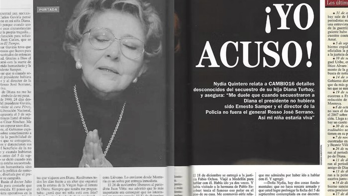 Nydia Quintero falleció este 30 de junio de 2025. Como un  homenaje, CAMBIO reproduce una entrevista publicada en Cambio16 en 1996 . · Foto: Crédito: Colprensa