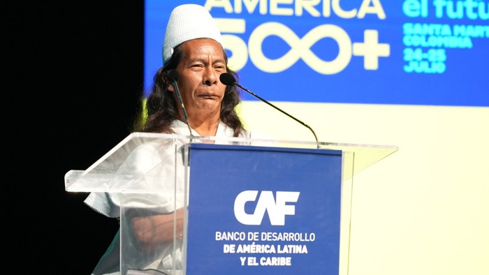 Camilo Izquierdo Villafañe, mamo del pueblo arhuaco. · Foto: CAF
