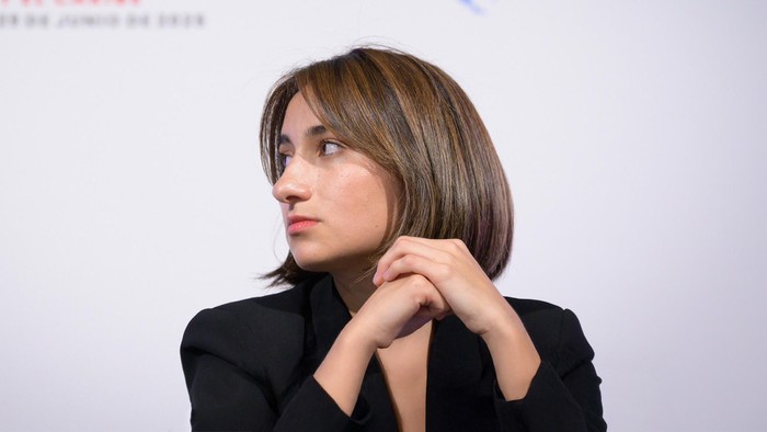 Laura Sarabia presentó su renuncia como ministra de Relaciones Exteriores el pasado 3 de julio. · Foto: Tomado de la Cancillería.