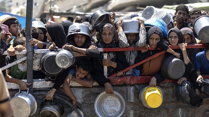 Según los datos oficiales de la Oficina del Alto Comisionado para los Derechos Humanos, entre el 27 de mayo y el 21 de julio, 1054 palestinos murieron a manos del ejército israelí en Gaza mientras intentaban recolectar alimentos. · Foto: REUTERS