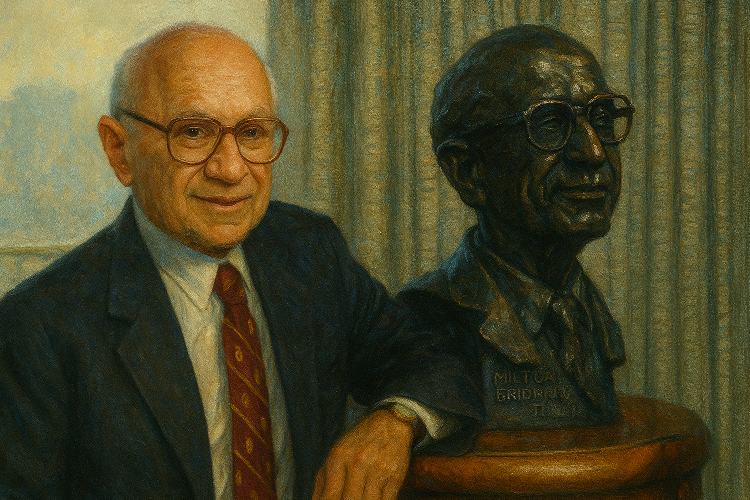 Es evidente que el proceso de conservatización política brinda un ambiente propicio para retomar el llamado de Milton Friedman (1912-2006) en el sentido de que la principal responsabilidad de las empresas es generarle ganancias a sus accionistas y propietarios.

Crédito: ChatGPT