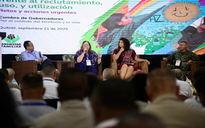 Imagen de unos conversatorios de la Cumbre de gobernadores realizada en el Chocó.