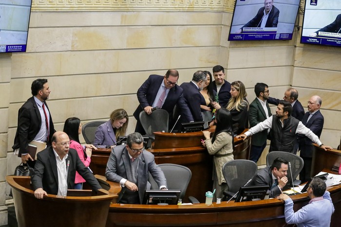 Crédito: Colprensa. Plenaria del Senado del Congreso de la República.