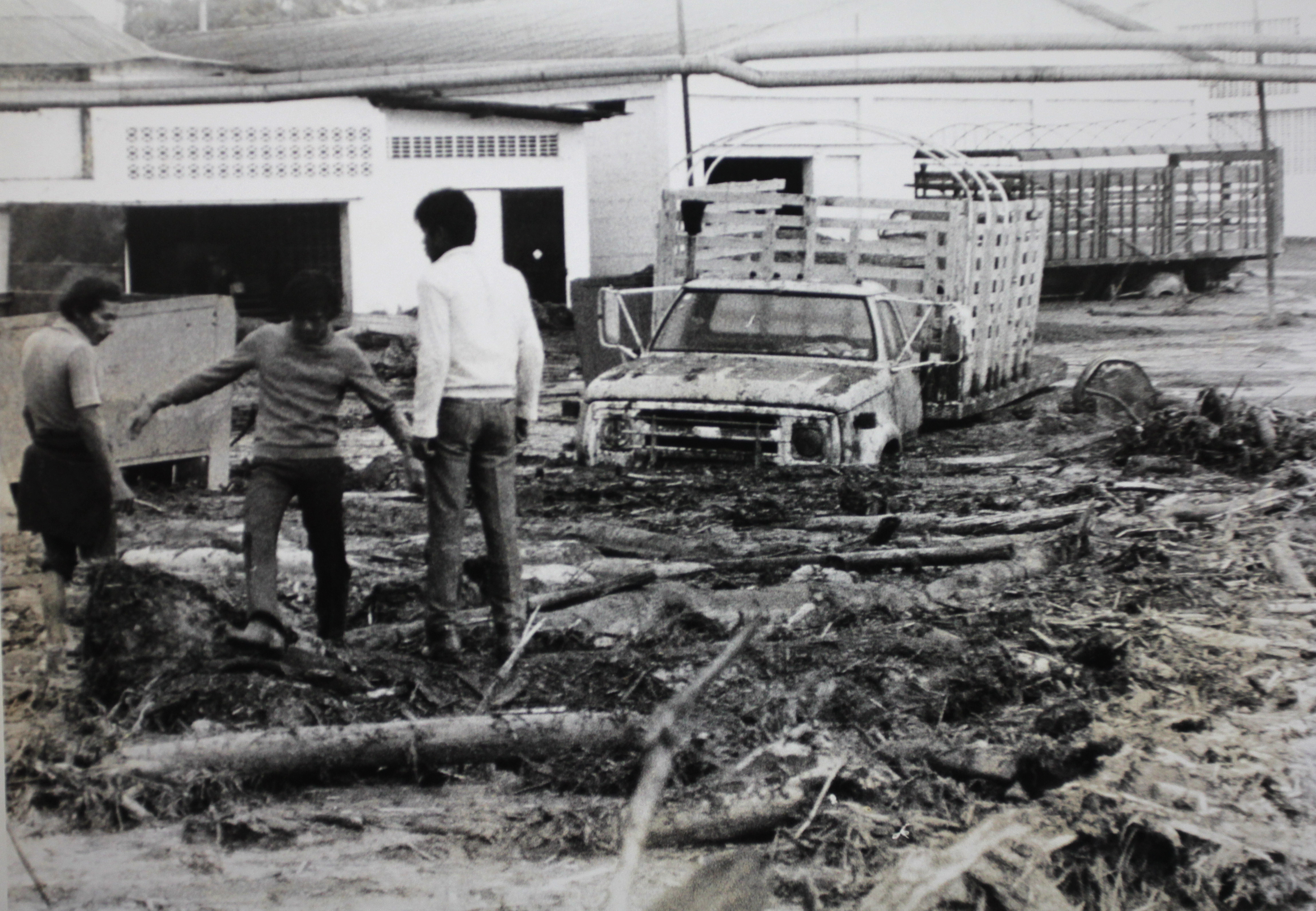 Hace cuarenta años una avalancha, producto de la erupción del volcán Nevado del Ruiz, arrasó con Armero. · Foto: Colprensa/Prensa/Redes sociales