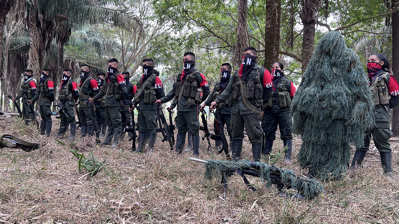 ELN realizó un paro armado por 72 horas que mantuvo paralizadas las actividades en 10 departamentos del país. · Foto: José Ricardo Báez - CAMBIO