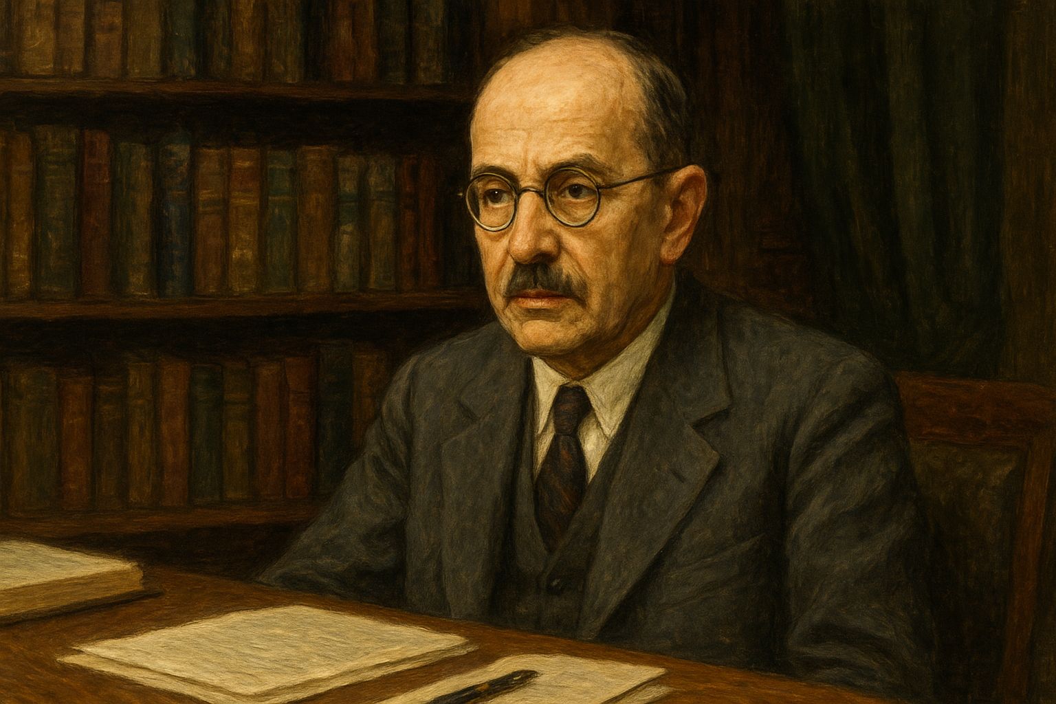 El pensador austríaco Hans Kelsen comprendió que la batalla por la democracia no podía librarse únicamente en el terreno de las ideas abstractas’ · Ilustración: Creada con IA