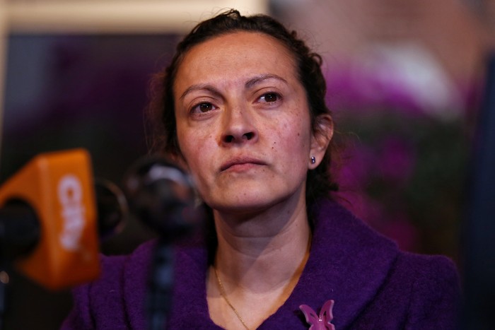 Crédito: Colprensa. Declaraciones de Jineth Bedoya sobre los tres días de audiencia ante la Corte Interamericana de Derechos Humanos.