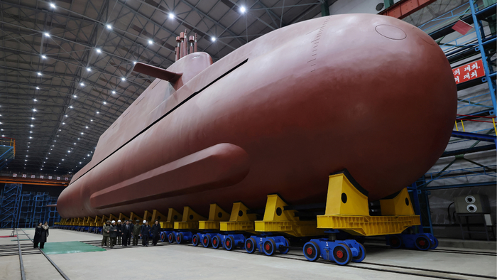 Submarino nuclear de norcorea | Crédito: Reuters