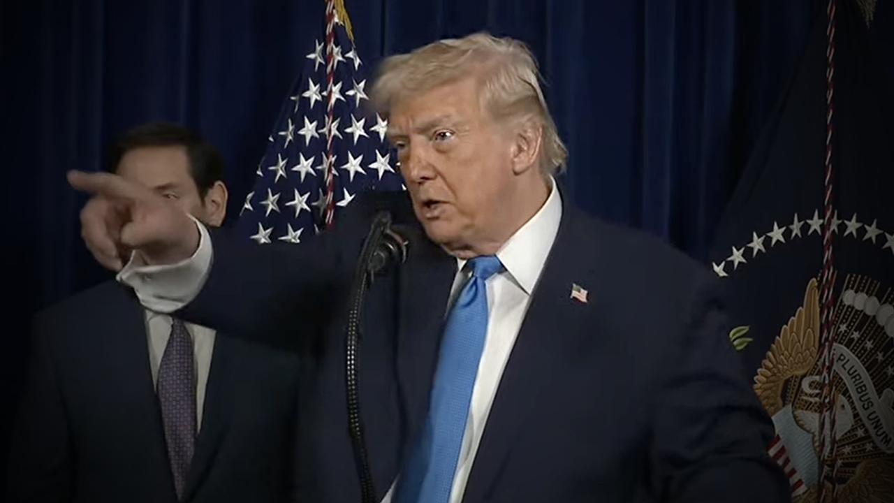 Rueda de prensa Donald Trump, luego de la captura de Maduro. Crédito: Captura de pantalla Casa Blanca.
