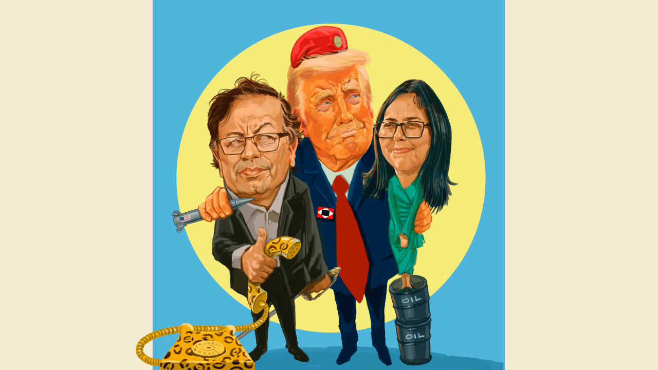 Foto principal del artículo 'Donald Trump: el nuevo mejor amigo' · Ilustración: Jorge Restrepo H.