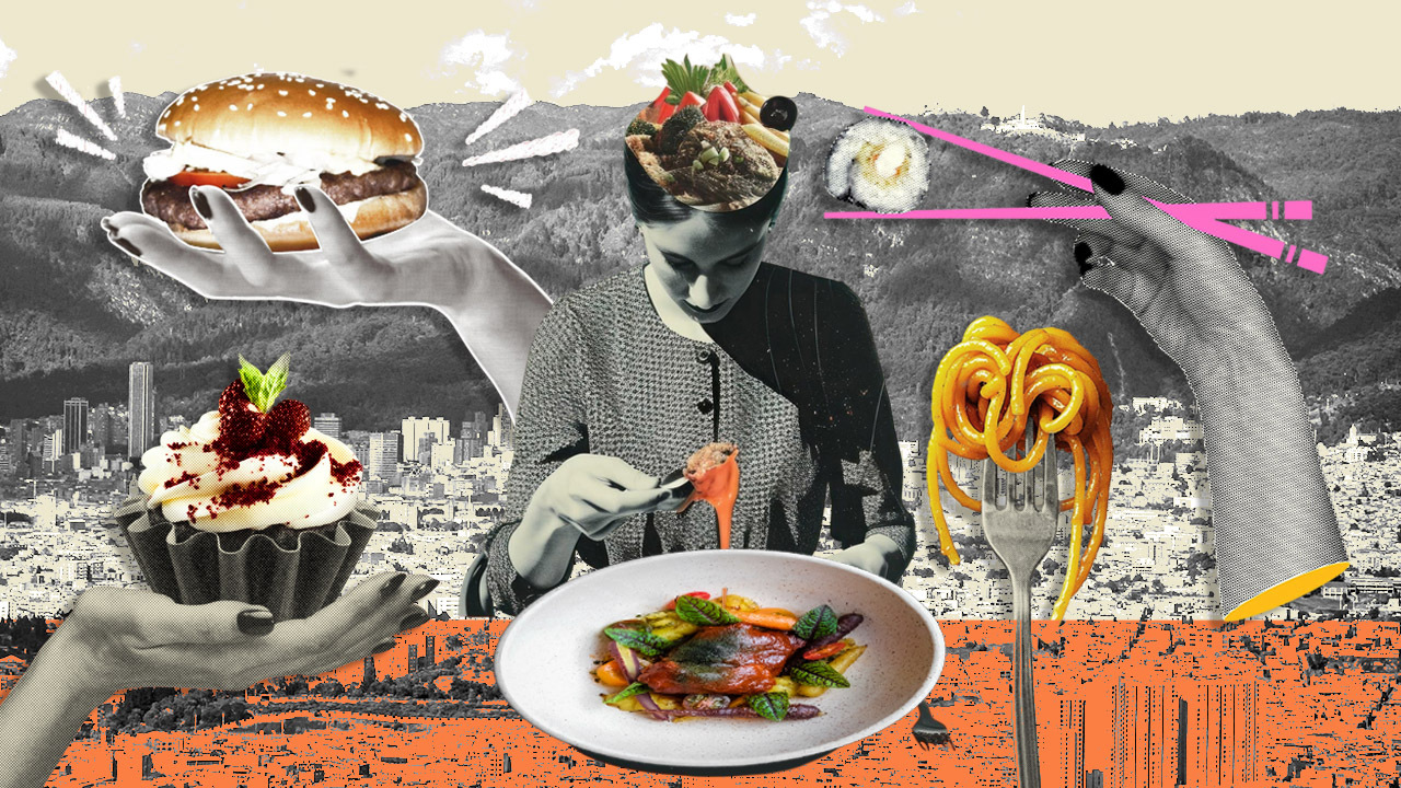 Hoy Colombia experimenta un auge gastronómico que está posicionando a ciudades como Bogotá como una de las capitales culinarias de América Latina. Crédito imagen: CAMBIO / Fotoilustración Yamith Mariño.