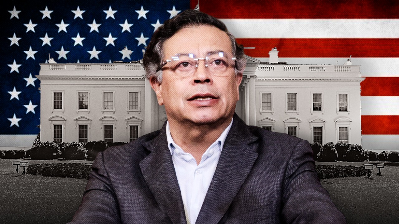 El presidente de la República, Gustavo Petro Urrego, visitó al presidente de Estados Unidos, Donald Trump, en la Casa Blanca. Fotoilustración Yamith Mariño