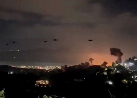 Momento en el que Estados Unidos atacó Venezuela. Crédito: Reuters.