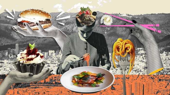 Hoy Colombia experimenta un auge gastronómico que está posicionando a ciudades como Bogotá como una de las capitales culinarias de América Latina. Crédito imagen: CAMBIO / Fotoilustración Yamith Mariño.