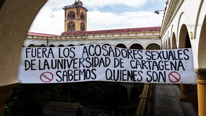 El Ministerio de Educación sancionó a la Universidad de Cartagena por omisiones en un caso de acoso denunciado por una estudiante.

Fotoilustración: Yamith Mariño -CAMBIO.