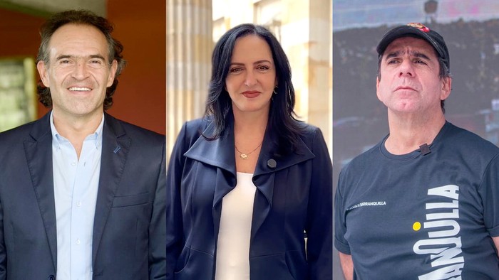 Álex Char, alcalde de Barranquilla; María Fernanda Cabal, senadora del Centro Democrática; Federico Gutiérrez, alcalde de Medellín. Fotos: Colprensa.