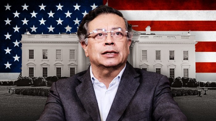 El presidente de la República, Gustavo Petro Urrego, visitó al presidente de Estados Unidos, Donald Trump, en la Casa Blanca. Fotoilustración Yamith Mariño