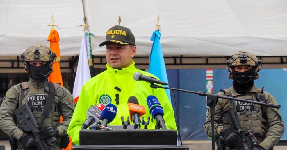 El general Edwin Urrego  es señalado de ser el alto oficial que presuntamente iba a colocarle droga a una de las camionetas del presidente Gustavo Petro. · Foto: Policía Nacional