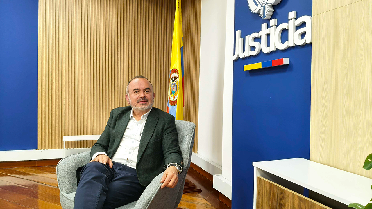 Jorge Iván Cuervo, el cuarto ministro de justicia del gobierno de Gustavo Petro.

Crédito: Ana Cuesta - CAMBIO.