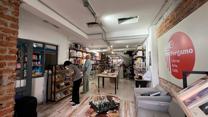 Librería Pérgamo en Ibagué, en el barrio La Macarena. Créditos: Pérgamo.