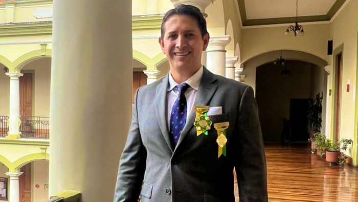 Alejandro Sánchez Cerón, conjuez para el caso de Iván Cepeda en el CNE. · Foto: Rede sociales