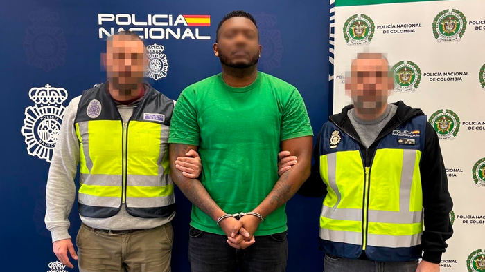 El cabecilla de la banda Los Shottas fue capturado por las autoridades españolas. · Foto: Policía Nacional