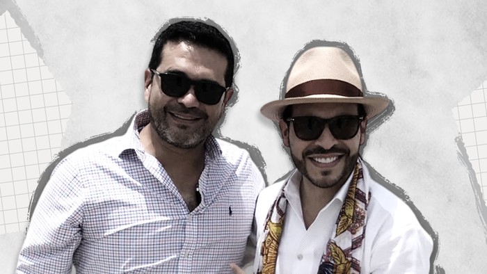 Hollman Ibález, conjuez del CNE que terminó definiendo la votación sobre la inscripción de Iván Cepeda, y Abelardo de la Espriella, candidato presidencial | Crédito: Yamith Mariño - CAMBIO