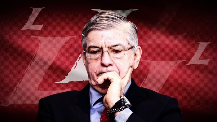 César Gaviria Trujillo, presidente de Colombia entre 1990 y 1994 y jefe del Partido Liberal. Fotoilustración: Yamith Mariño