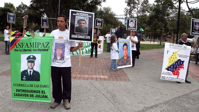 Marchas contra el secuestro. Créditos: Colprensa