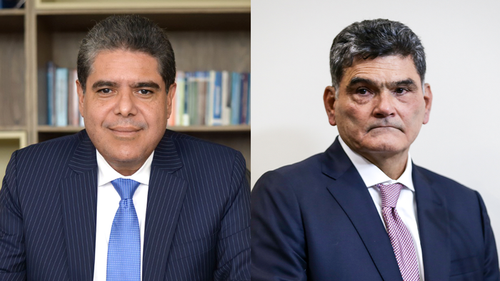 Contralor Hernán Rodríguez y procurador Gregorio Eljach. Créditos: Colprensa